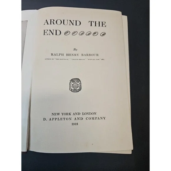 Ralph Henry Barbour / Around the End 1st Edition 1913 - Picture 5 of 6